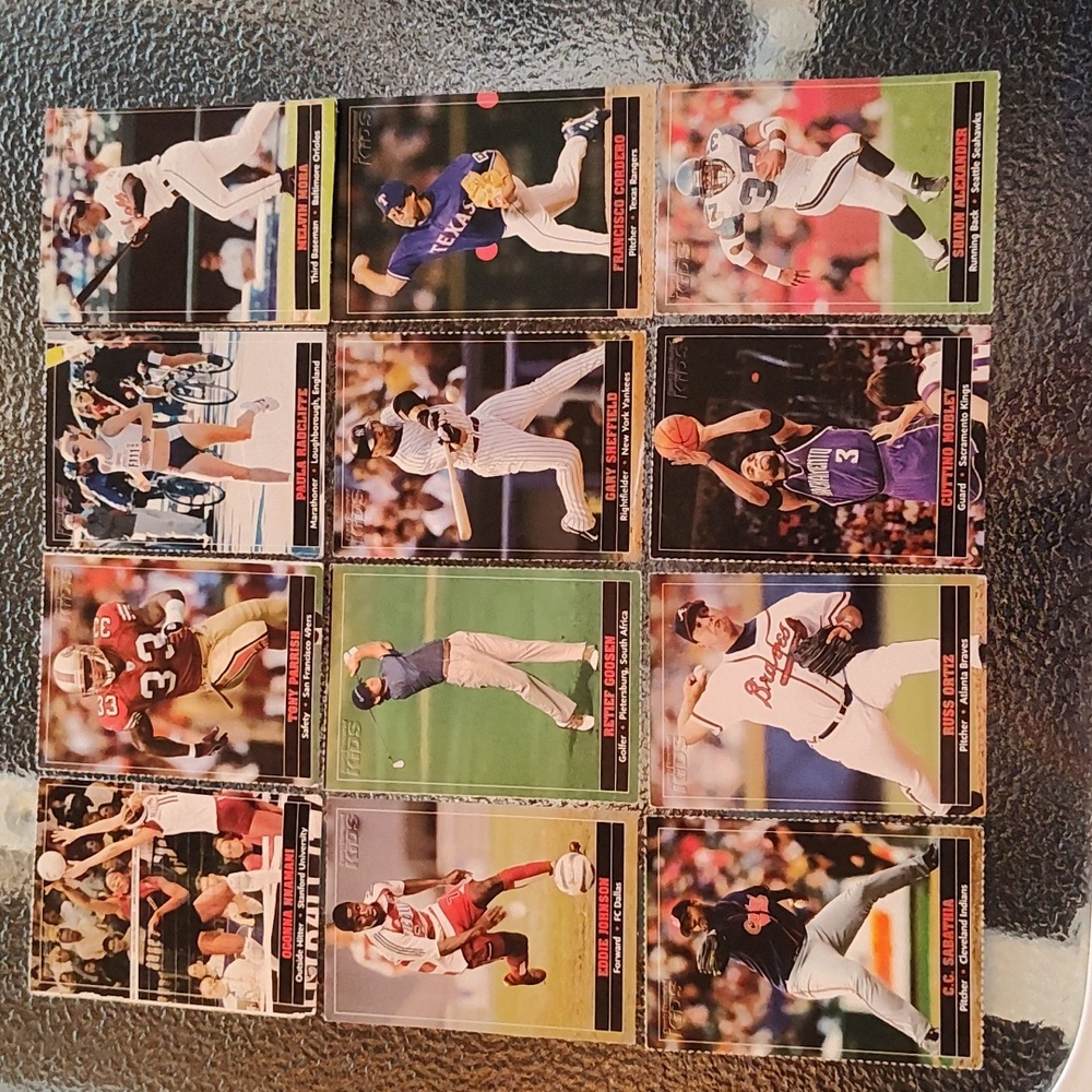 Sports Illustrated Kids Trading Cards #23 - Set of 12 - GUC